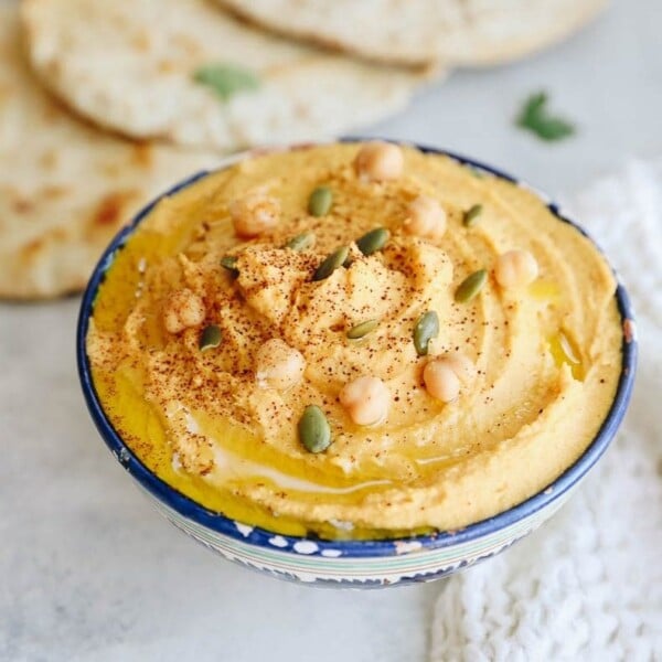 Roasted butternut squash hummus