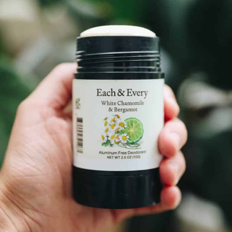 each and every deodorant - white chamomile and bergamot