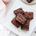 The ultimate grain-free brownie - a healthy brownie recipe made with almond flour, ghee and other nutritious ingredients from The Healthy Maven.