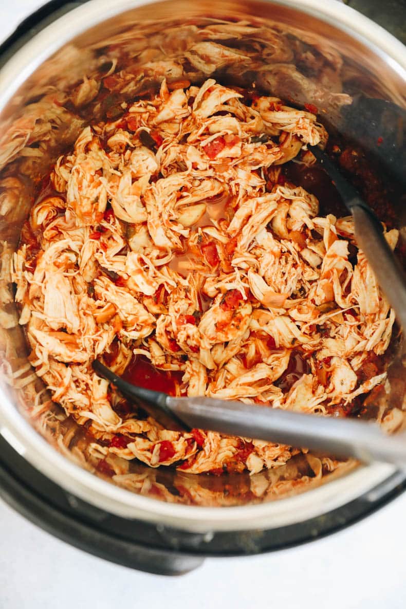 shredded instant pot salsa chicken