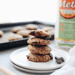 Trying to get more fiber in your diet? These Healthy High Fiber Cookies with chocolate chips are packed full of fiber and are gluten-free and vegan too!