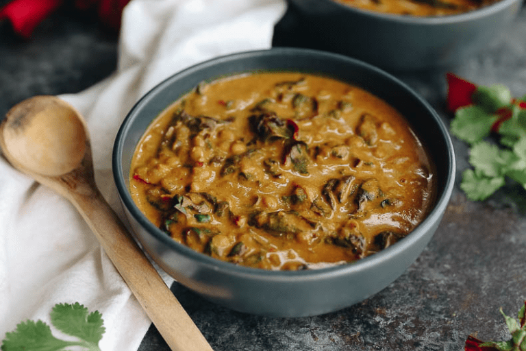 Warm of from the inside out with this flavorful Thai Curry Carrot Lentil Soup. A filling soup recipe to enjoy for lunch or dinner with plenty of plant-based protein and a full serving of veggies! #soup #plantbased #recipe